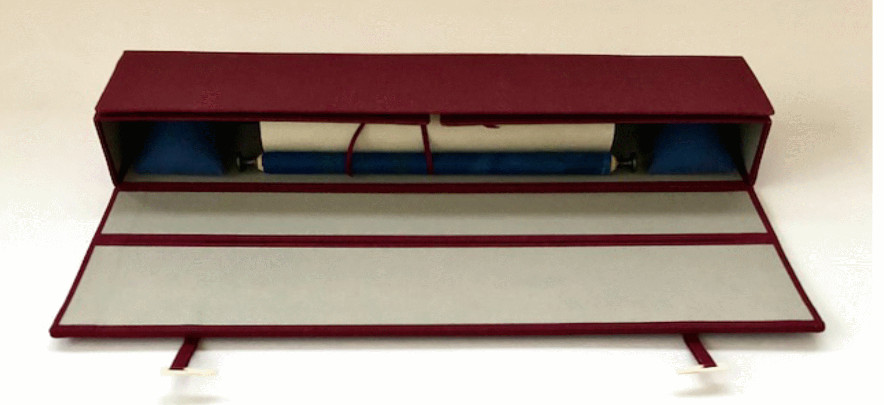 Scrolls contained in box